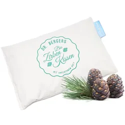 Bio-Zirbenkissen Träum süss 30x20cm, natürliches Duftkissen - Zirbenspäne-Kissen zur Entspannung, wohltuend und beruhigend - Kissenbezug Bio-Baumwolle