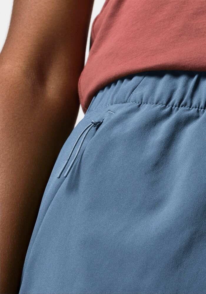 Schlupfrock JACK WOLFSKIN "SONORA SKIRT", Damen, Gr. S (36), blau (elemental, blau), 100% POLYESTER, Röcke Schlupfrock elemental, blau S (36)