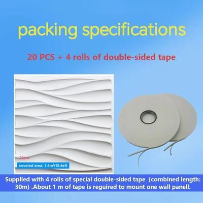 Uplift Picks Twenty Piece 3D Wall Panels Create Striking Texture Without Major Renovation l 20 Pcs