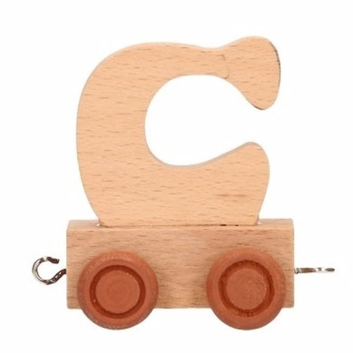 T & F Creations Houten Letter Trein C voor op tafel