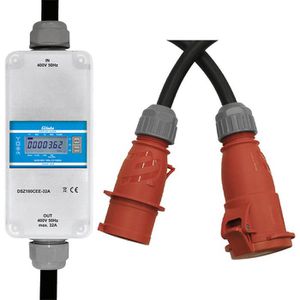 Eltako Stromzähler DSZ180CEE-32A, digital, MID, Drehstromzähler, 3-phasig, CEE, für Steckdose