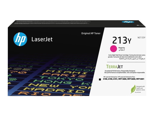 HP 213Y - Besonders hohe Ergiebigkeit - Magenta - original - LaserJet - Tonerpatrone (W2133Y) (W2133Y)