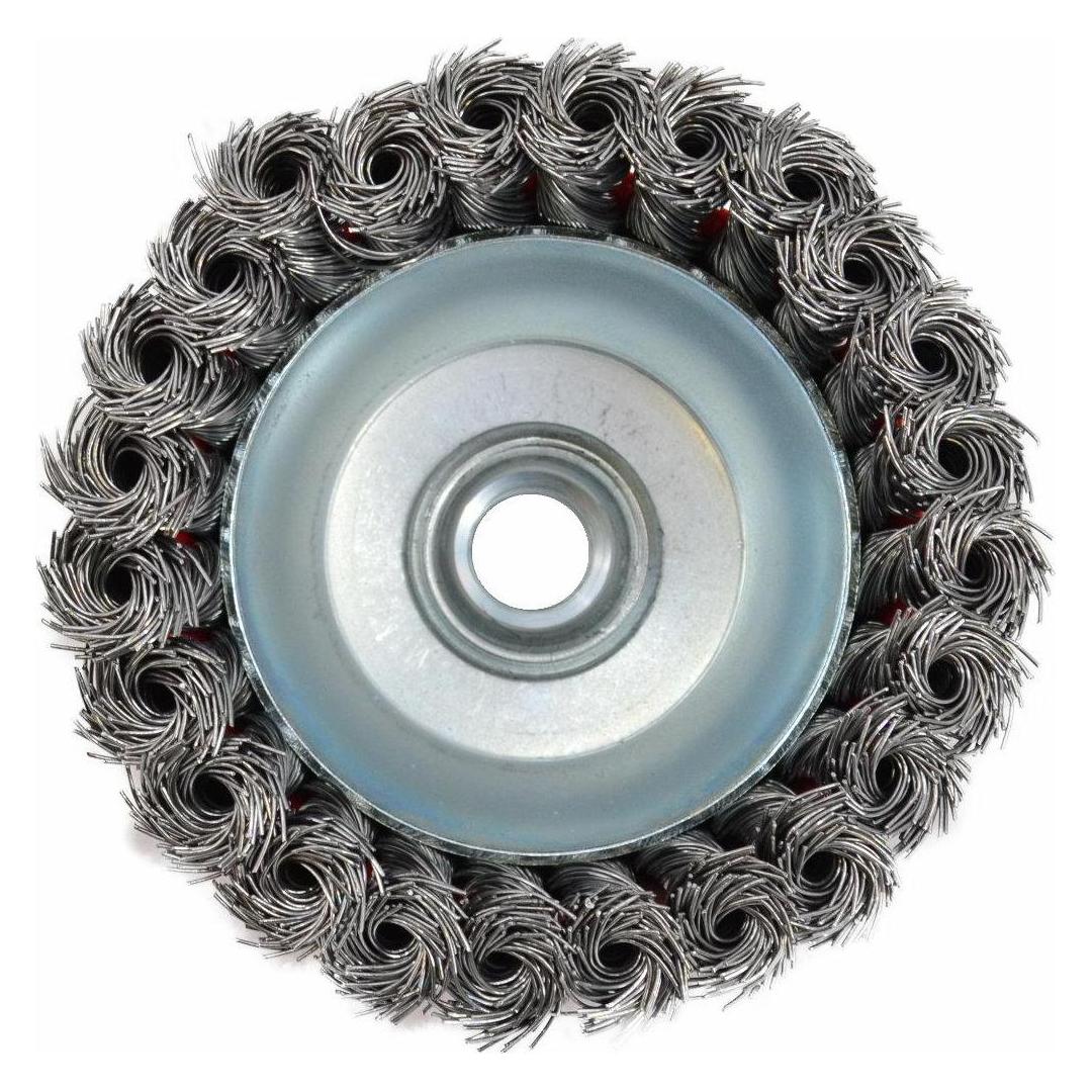 Awtools TASTE pinsel 65 mm / verdrehter Draht / Gewinde M14 (AW40538)