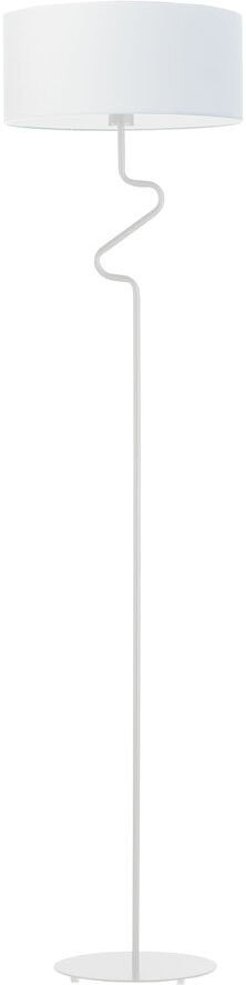 Fairmont Park Esmerelda 166 H cm Traditional Floor Lamp White/Silver 166cm H X 40cm W X 40cm D
