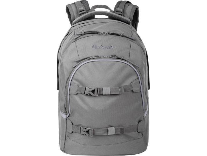 Schulrucksack MCNEILL Milo , Mädchen, Gr. B/H/T: 30cm x 43cm x 23cm, grau, Polyester, Rucksäcke Schulrucksack