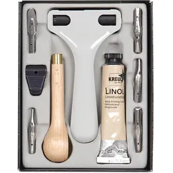 Brause Linolschnitt-Besteck Set, Besteck, Schwarz