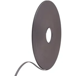 Etikettenhalter, C-Profil, magnetisch, auf Rolle 10 mm | 50 m | ohne Zubehör, Ferrit, schwarz