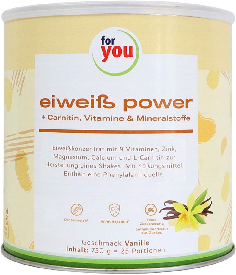 For You Eiweiss Power Vanille