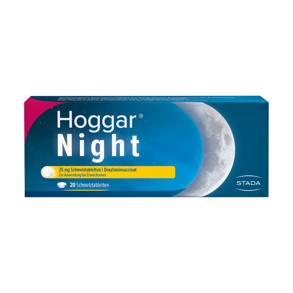 Hoggar Night 25 mg Schmelztabletten 20 St