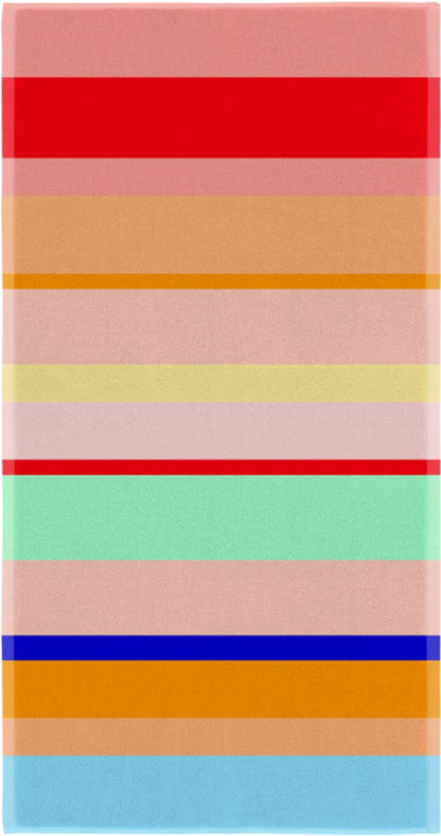 Remember Rimini Handdoek Katoen Multi color 50x100 cm