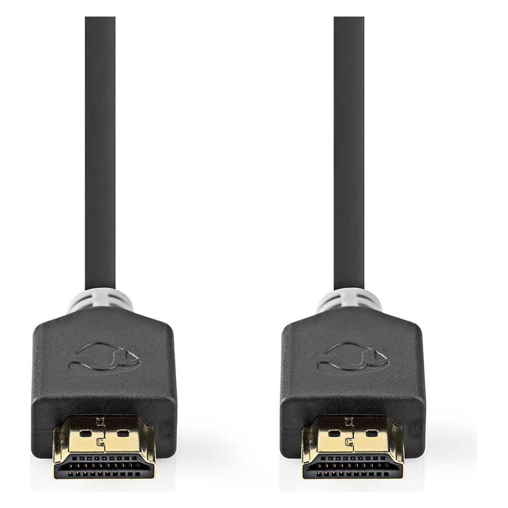 Nedis CVBW35000BK50. Kabellänge: 5 m, Anschluss 1: HDMI Typ A (Standard), Steckverbinder 1 Geschlecht: Män (5 m) (CVBW35000BK50)