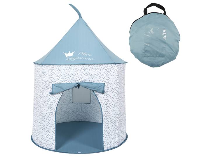 Tente pop up enfant bleue