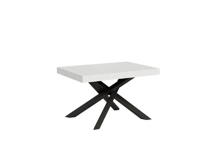 Table extensible 90x130/234 cm effet bois frêne blanc
