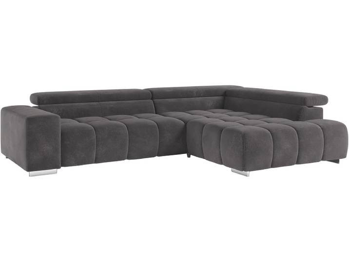 Ecksofa ORION Stoff graphite gray