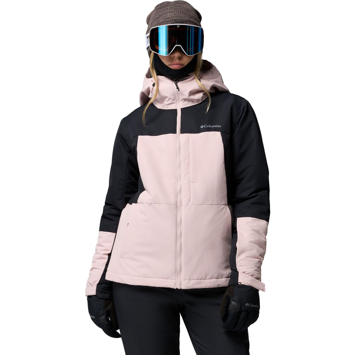 Columbia Women’s Alpine Echo Insulated Waterproof Ski Jacket mineral pink, black (618) S 217081-2170812-618-S