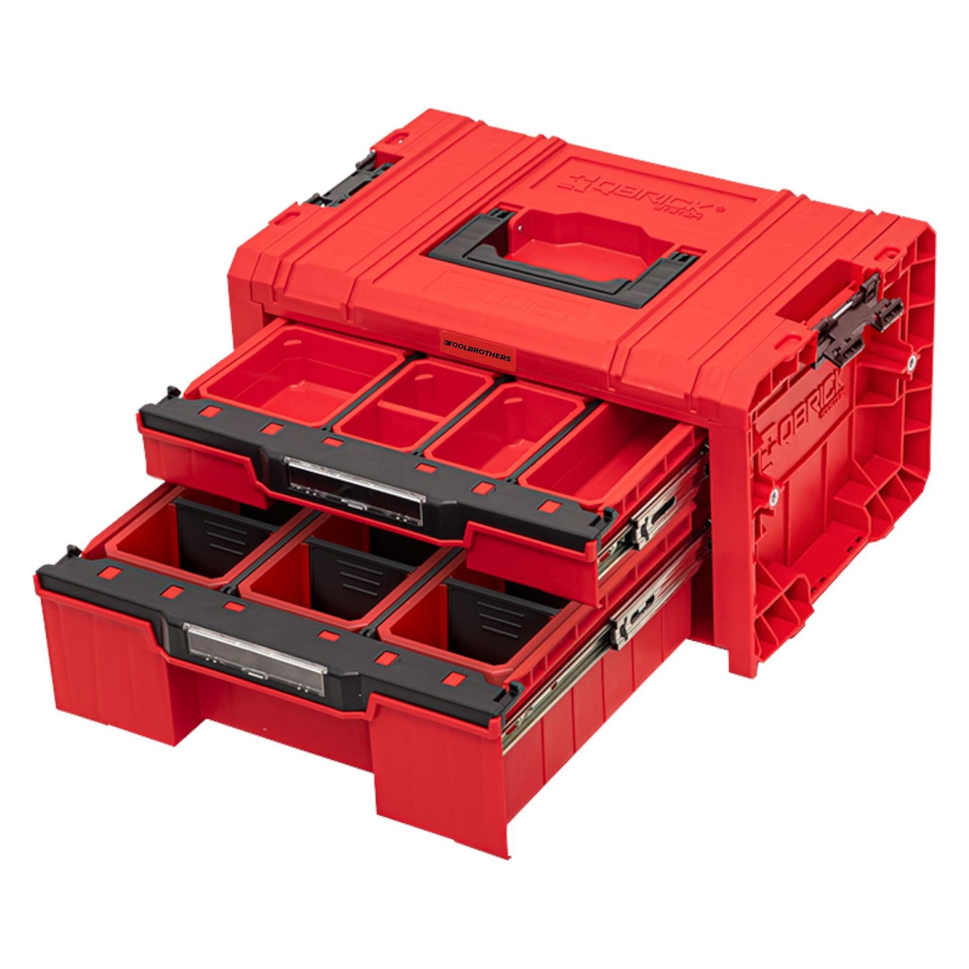 Tool Brothers Toolbrothers RHINO PRO Drawer 2 Toolbox 2.0 Expert RED ULTRA HD Werkzeugkoffer 450 x 310 x 244 mm (40299148)