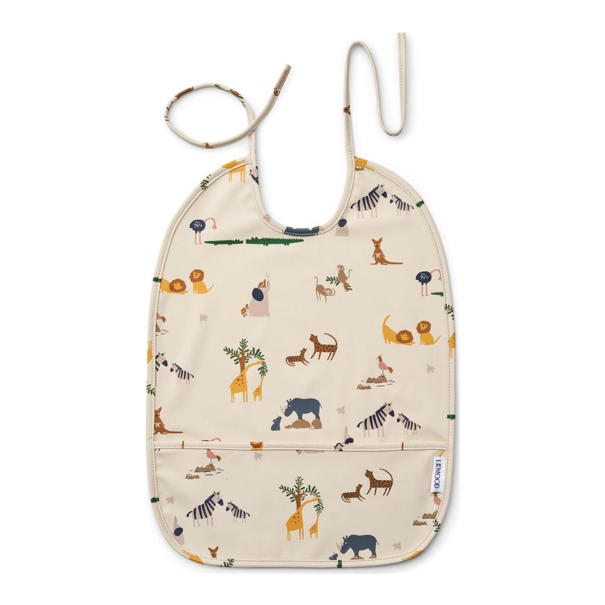 Liewood Lai Bib all together / sandy (1499) ONE SIZE LW14774-1499-ONE SIZE-CU