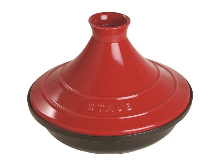Tajine STAUB kirschrot Gusseisen/Keramik B 29 cm 2 l