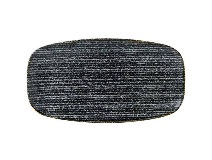 Churchill Platte Homespun schwarz Porzellan Oval B 29.8 cm - Platte