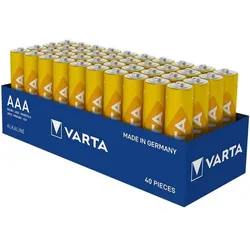 Varta 40er-Pack Batterien »LONGLIFE« Micro / AAA / LR03, 4.45 cm