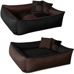 BedDog 2in1 Hundebett waschbar Hundekissen mit Rand Hundesofa
