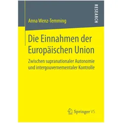 Die Einnahmen der Europäischen Union, Fachbücher von Anna Wenz-Temming