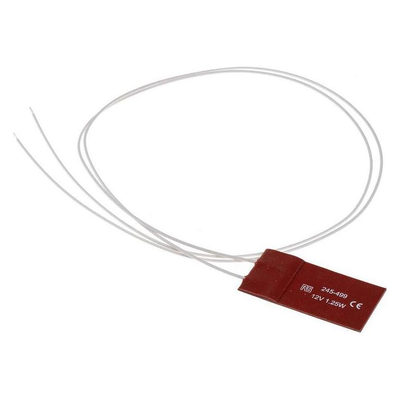 RS PRO Heizmatte 50x25 1,25W 12VDC (245499)