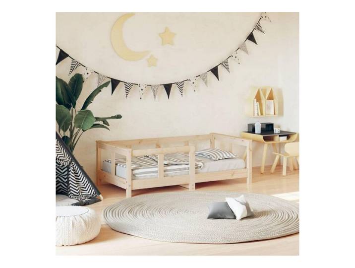 LuxusKollektion Kinderbett Kinderbett 70x140 cm Kieferholz