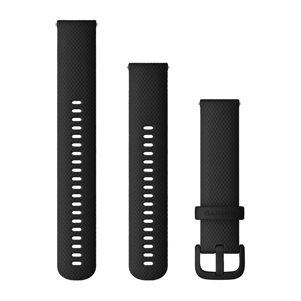 Garmin Schnellwechsel-Armbänder (20 mm) Schwarz