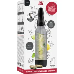 iSi Soda Twist'n Sparkle Starterset inkl. CO2 Kapseln - schwarz