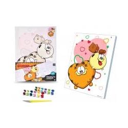 Qbee Garfield Malen nach Zahlen (78585792)