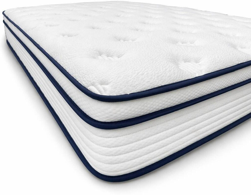 StowGrain Knitted Fabric Cover Pocket Sprung Mattress Medium Firm Breathable Support Mattress Super King