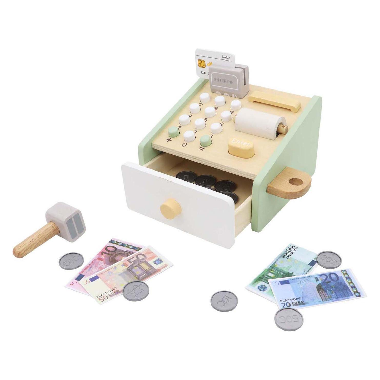 Lobbes Spielzeug-Registrierkasse aus Holz mit Zubehör (66853641)