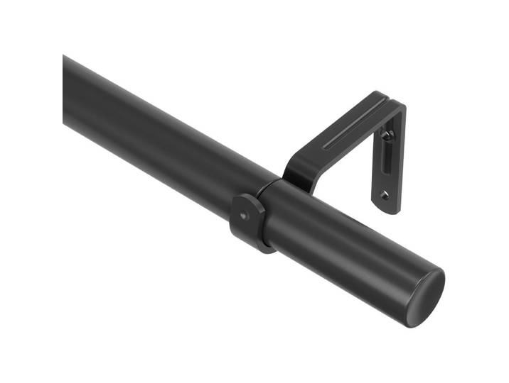 Tringle à rideau réglable 81-325cm D25cm noir
