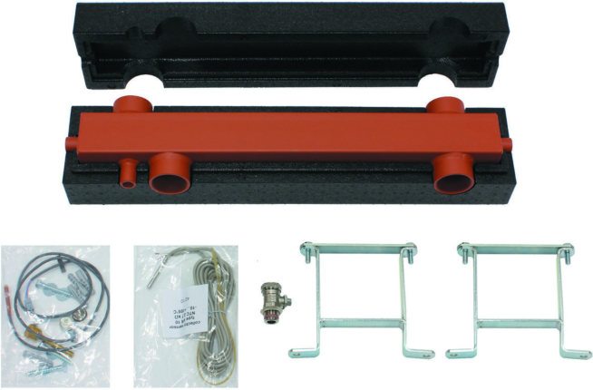 Vaillant Wh Hydraulische Weiche 306721 WH 95, 8 cbm/h, Anschluss 2 IG, mit Wärmedämmung