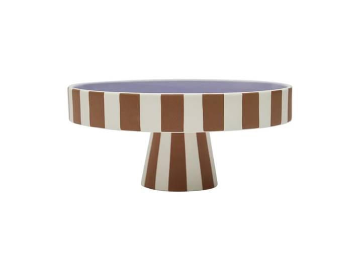 OYOY Toppu taartbord met voet Ø20 cm Caramel-lavender