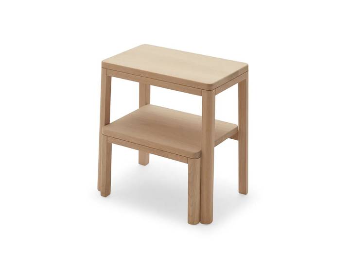 Fritz Hansen Noboru Step Ladder Stehpall Eiche