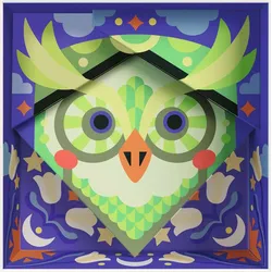 Ravensburger CreArt, Malen nach Zahlen Do it together - Eule