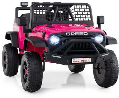 Costway 24V Ride On Car for Kids with Parent Remote Control and Music-Pink