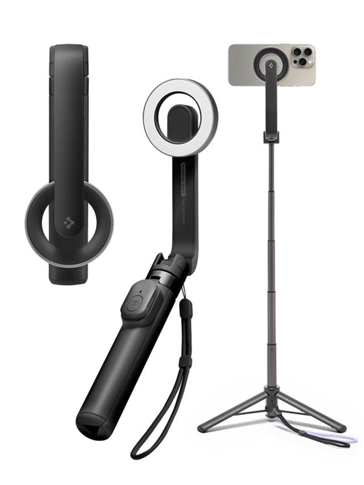 Spigen MagSafe Tripod Selfie Stick - black