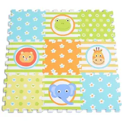Moni, Spielteppich + Spielmatte, Puzzle Spielmatte (89 x 89 cm)