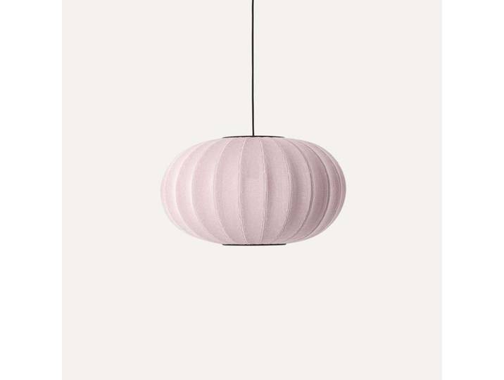 Knit-Wit 57 Oval Pendelleuchte Light Rosa - Made By Hand - Schlafzimmer - Aluminium