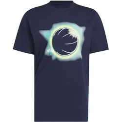 ADIDAS Herren Shirt Eclipsed Graphic, Größe L in Blau Blau
