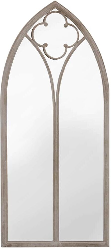 vidaXL Miroir de jardin Sable 100x45cm Fer pour utilisation extérieure