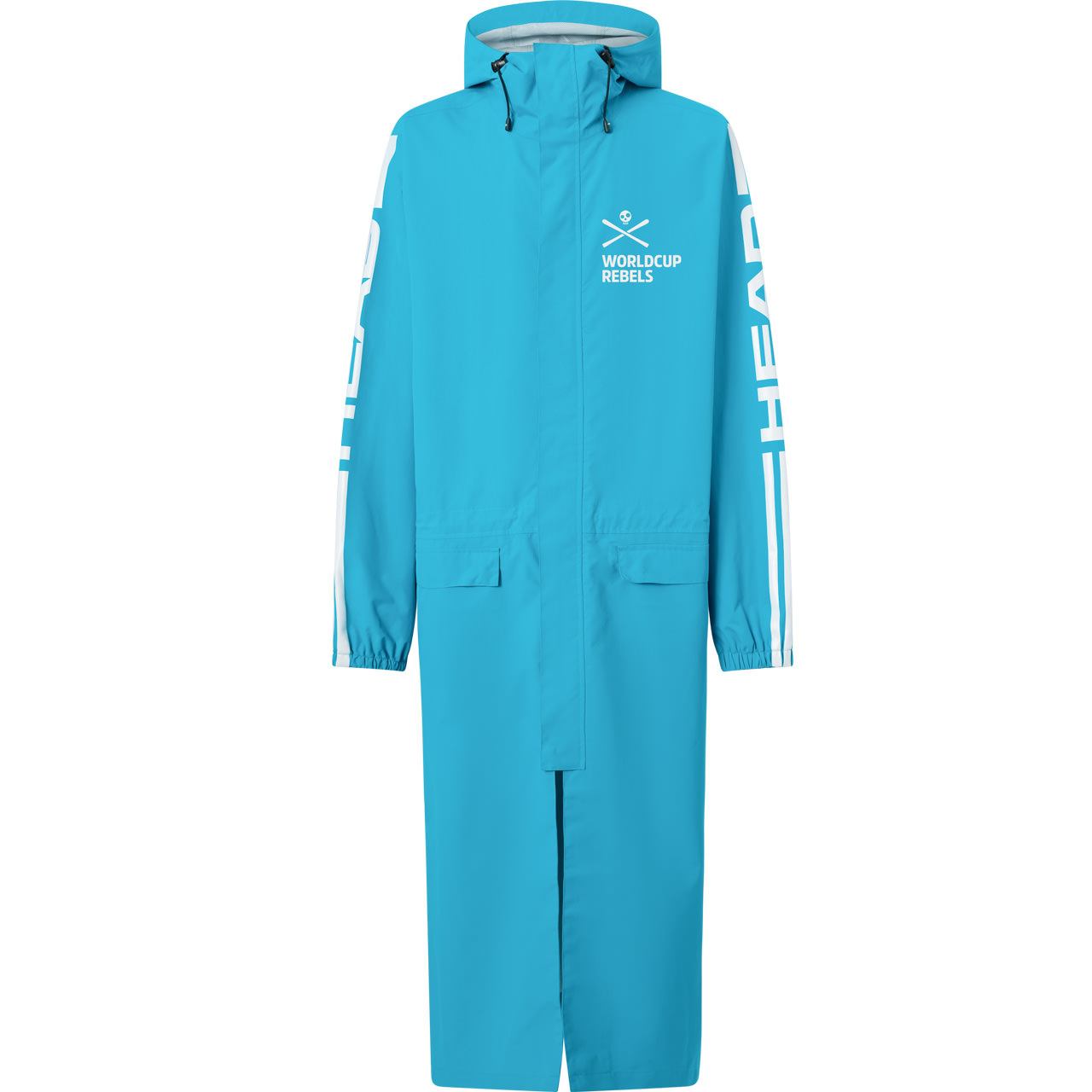 Head Skiwear Regenmantel RACE blue - L