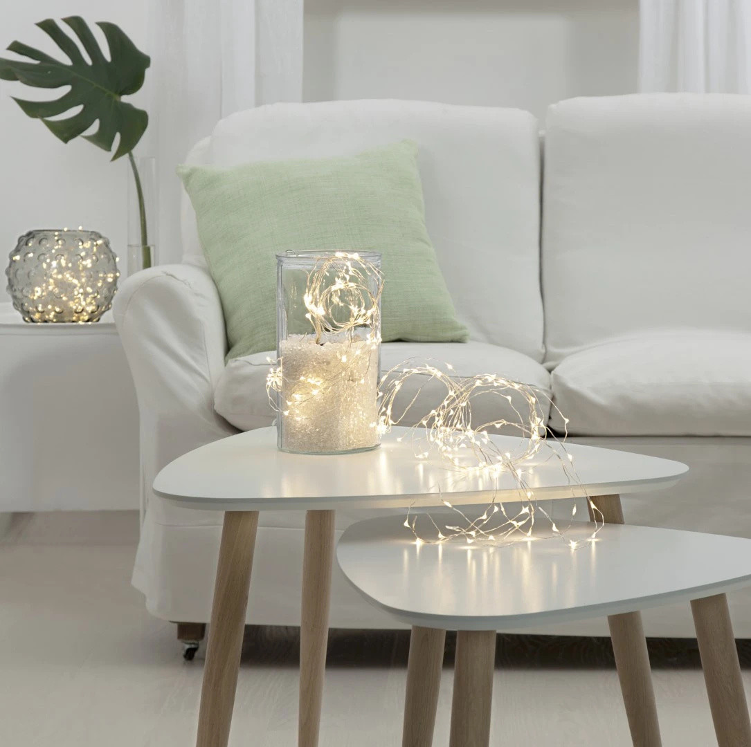 Star Trading Batterij-aangedreven decoratieve lichtketting Dew Drop