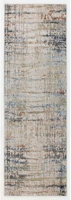 MDA Rugs Aura Luxe Collection Abstract Hash Multicolor Area Rug