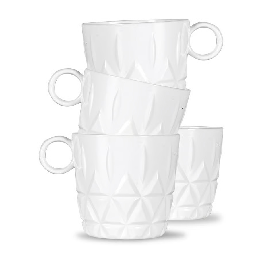 Sagaform Picknick koffiekop 4-pack Wit