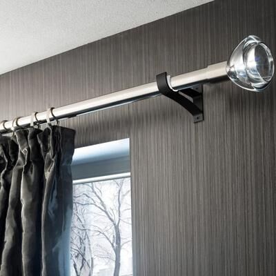 Drop Dash Deals Heavy Duty Aluminum Alloy Curtain Rod Bracket Durable Drapery Holder For Window Frames Heavy Duty Aluminum Alloy Curtain Rod Bracket Durable Drapery Holder For Window Frames