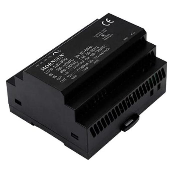 Mornsun Industrielles DIN-Schienen-Netzteil - Einzelausgang - 150 W - 24 V - 6.25 A (LI150-20B24PR2)